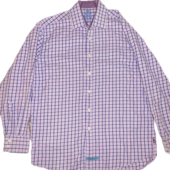 English Laundry Men’s Multi Long Sleeve Button Up Shirt Size 16 1/2 34/35 - Picture 2 of 6